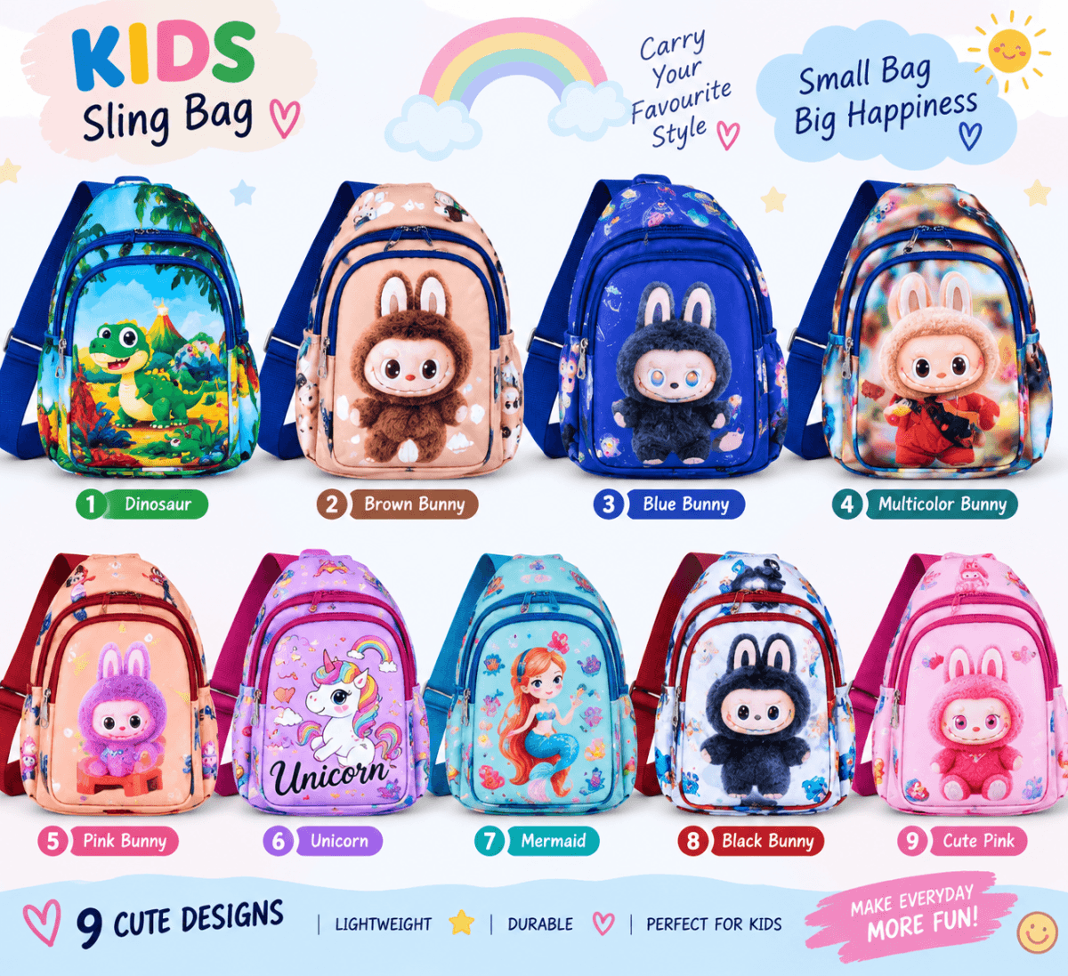 KIDS SLING CROSS BAG 