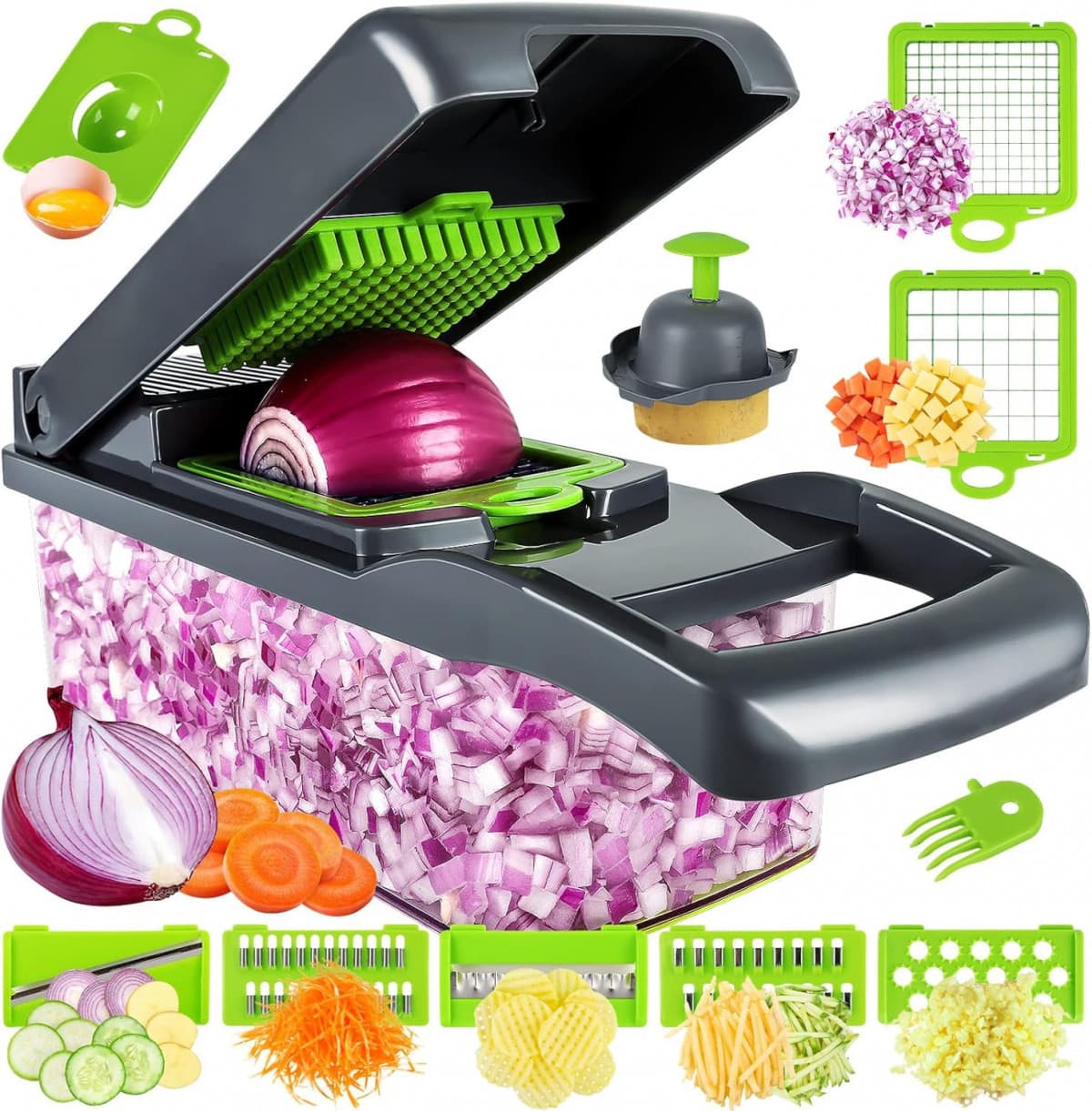 16 IN 1 VEGETABLE CHOPPER 