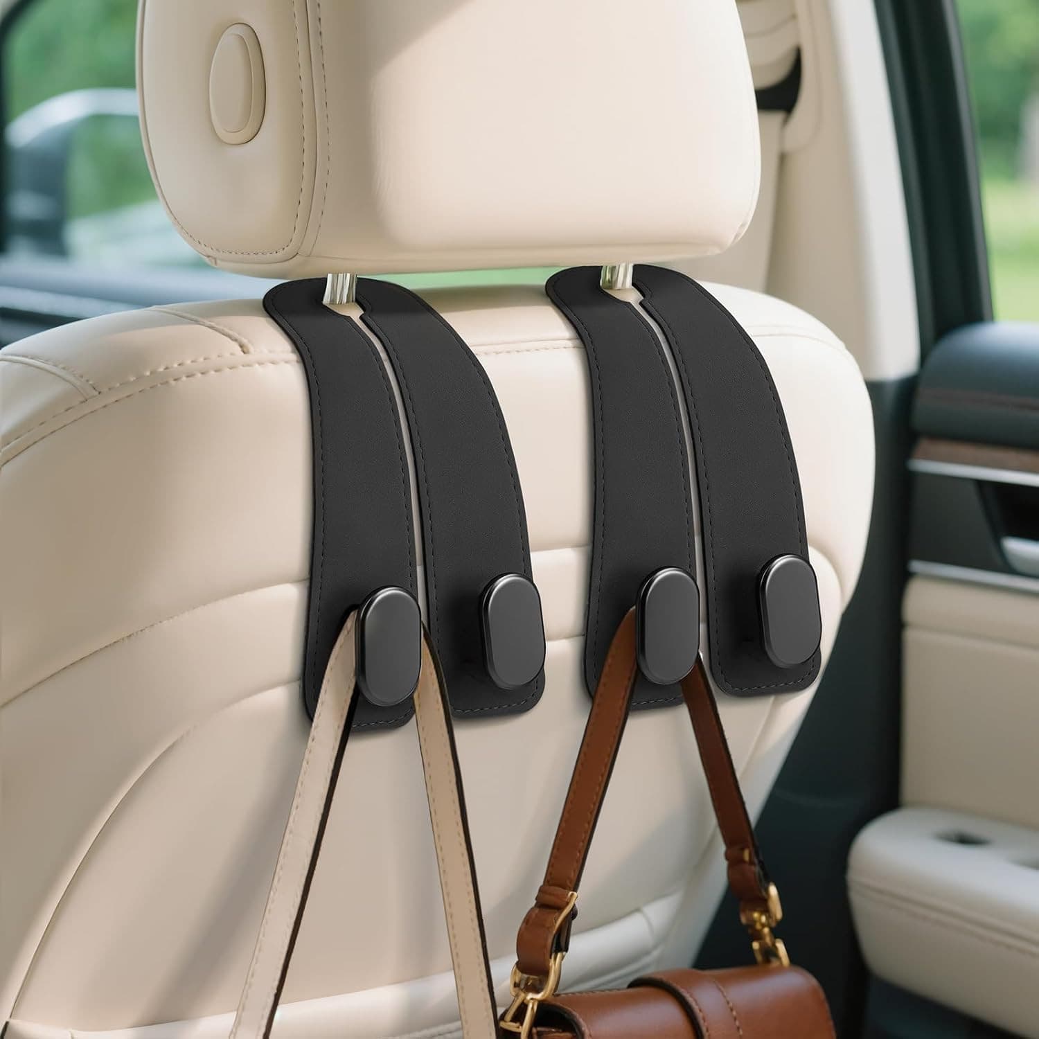 CAR SEAT HEADREST HOOK