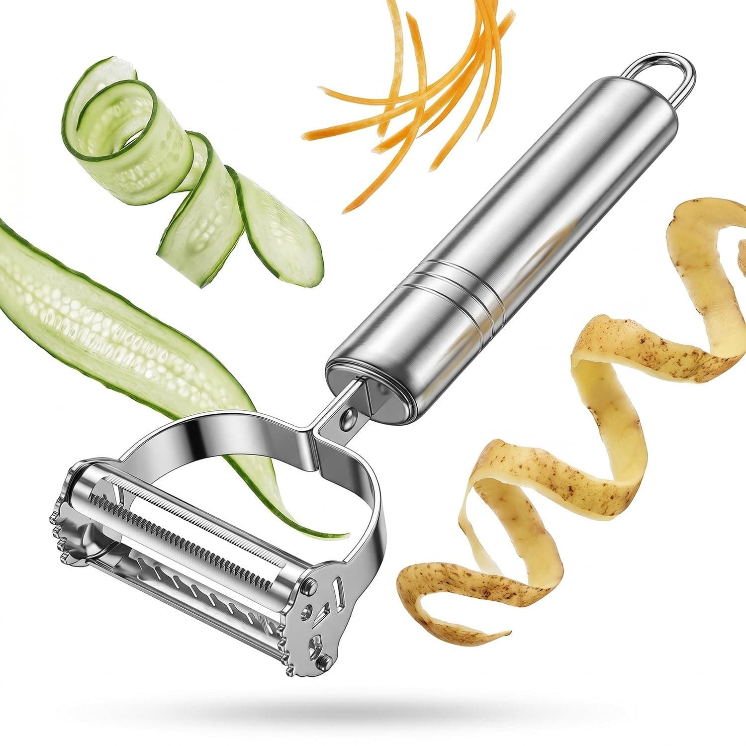 2 IN 1 VEGETABLE AND FRUIT PEELER