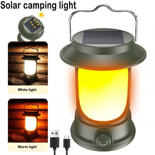PORTABLE RECHARGEABLE SOLAR LANTERN LIGHT LY-17