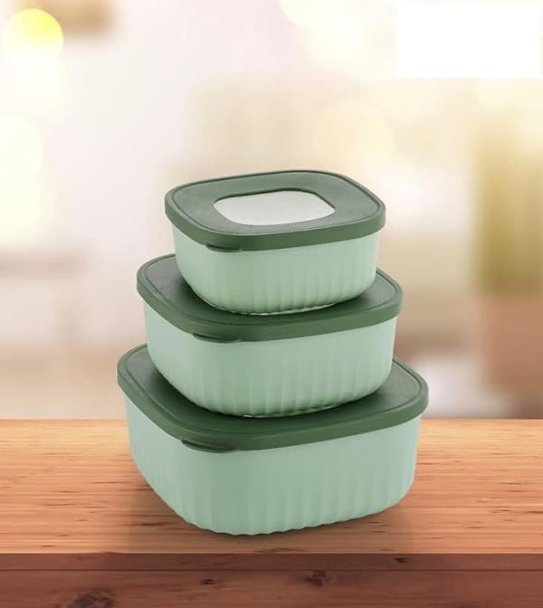PLASTIC FOOD STORAGE CYRSTAL CONTAINER