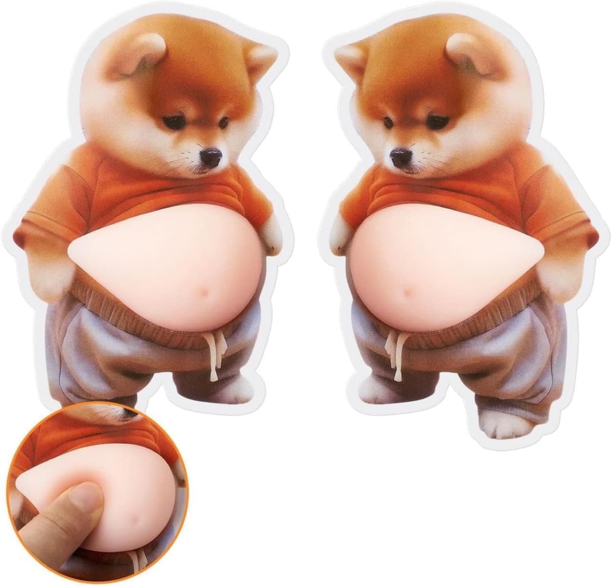 3D PANDA DOOR STOPPER STICKER (PACK OF 2)
