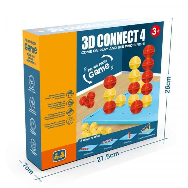 3D CONNECT 4 IN 1 ROW