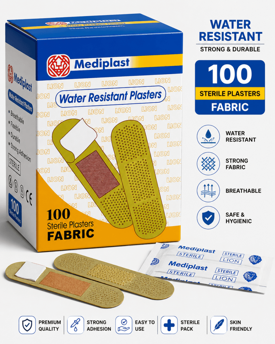 BANDAGES WATER RESISTANT (PACK OF 100)