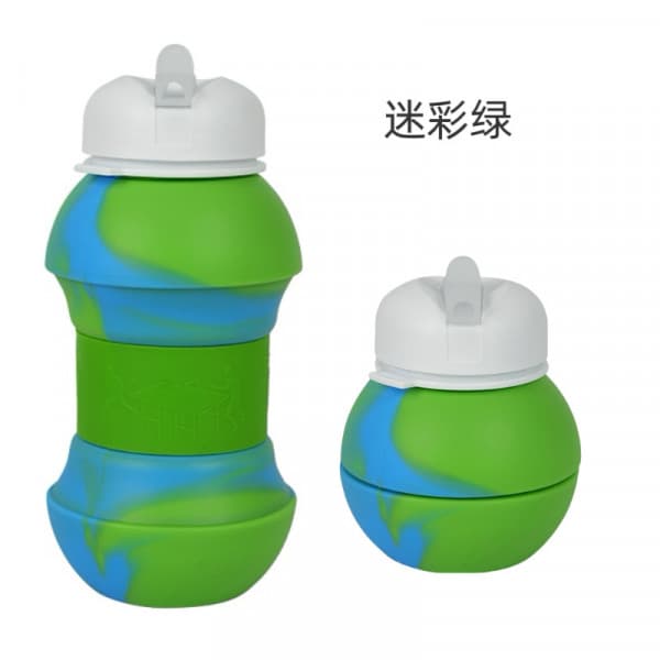 SILICONE FOLDABLE SPORTS WATER BOTTLE