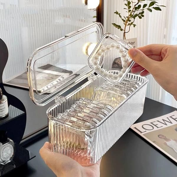 ACRYLIC JEWELRY ORGANIZER BOX SET