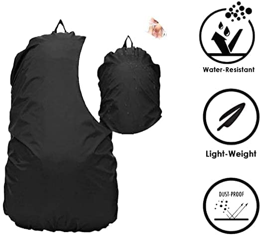 Cheaperzone  30L to 60L Bag Rain Cover, Waterproof Rucksack Covers with Reflectors Travel Accessories for Outdoor Bicycling Hiking Camping Traveling Pack Cover.