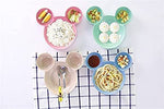 Load image into Gallery viewer, Cheaperzone Unbreakable Plastic Mickey Minnie Shaped Small Food Serving Plate | Snack Serving Mickey Mouse Plate/Tray for Home,Restaurants, cafes (Multicolor) (Pack of 1)
