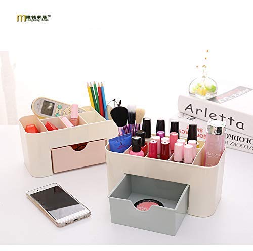 MOHAK Plastic Cosmetic Storage Box Makeup Storage and Organizer (Colour May Very)