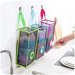 Load image into Gallery viewer, Cheaperzone Wall Hanging Garbage Bags Recycle Breathable Storage Polythene Garbage Bags Kitchen Organizer Plastic Wall Mounted Rubbish Bag Container
