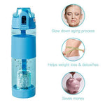 Load image into Gallery viewer, Cheaperzone Alkaline Water Bottle Filter Rich Healthy and Anti Aging Flask Drink Minerals Water and Improves Skin Tone Water Purifier Plastic Bottle
