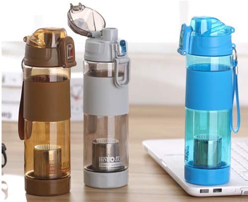 Cheaperzone Alkaline Water Bottle Filter Rich Healthy and Anti Aging Flask Drink Minerals Water and Improves Skin Tone Water Purifier Plastic Bottle