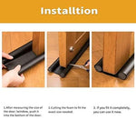 Load image into Gallery viewer, Cheaperzone Door Guard (39 Inches, Pack of 3) Gap Filler for Door Bottom Seal Strip - Sound-Proof, Reduce Noise, Energy Saving Door Stopper for Reduce Door Dust, Insects Protector (Brown)

