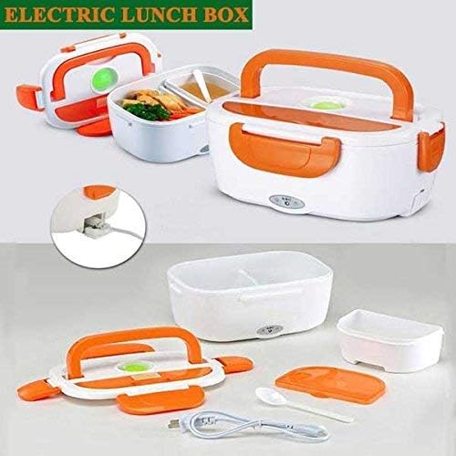 Cheaperzone Hard Plastic Multi-Function Electric Portable Food Warmer | Electric Lunch Box | Traveling Lunch Box