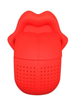 Load image into Gallery viewer, Cheaperzone Lips Tongue Designed Silicone Tea Infusers Tea Barware Food Grade Strainer, Tongue Tea Infuser - Premium 100% Food Grade Silicone, Dishwasher Safe.(Color Red)
