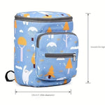 Load image into Gallery viewer, Cheaperzone Baby Stroller Hanging Bag Multifunctional Mommy Bag Waterproof Bag Diaper Bag (Blue)
