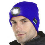 Load image into Gallery viewer, Cheaperzone Bluetooth Beanie Hat with Light, Unisex LED Cap with Headphones Built-in Stereo Speakers &amp; Mic, Tech Gift for Men Women Dad
