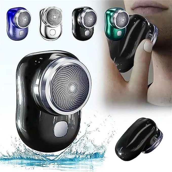 Cheaperzone New Mini Shaver Portable Electric Shaver Mini Pocket Fashion Shaver Electric Razor Shavers for Men Rechargeable Shaver