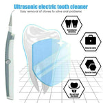 Load image into Gallery viewer, Cheaperzone Portable Ultrasonic Electric Tooth Dental Cleaner With LED Light Stain Eraser Plaque Tartar Remover Teeth Whitening, Grey &amp; White Color 1 Pcs
