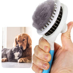 Load image into Gallery viewer, Cheaperzone Dog Comb, Flea Comb for Dog, Labrador, Shih Tzu, Golden Retriever, German Shepherd, &amp; Dog Grooming Comb Brush, Dog Hair Brush, Self Cleaning Dog &amp; Cat Comb, Pet Hair Comb - Any Color - Pack of 1
