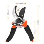 Load image into Gallery viewer, Cheaperzone Heavy Duty Plant Cutter For Home Garden | Grip-Handle Flower Sharp Cutter | 8 Inch Garden Bypass Pruning Shears | Pruners Scissor with Safety Lock | Garden Scissors For Home Gardening
