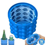 Load image into Gallery viewer, Cheaperzone  Ice Cube Maker Mould Ice Tray, Silicone Ice Bucket, (2 in 1) Ice-Ball Makers for Home, Round Portable Ice Bucket for Frozen Whiskey, Cocktail, Beverages|Space Saving Ice Cube Maker for Party
