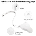 Load image into Gallery viewer, Cheaperzone Body Measuring Tape body tape Retractable inch tape for measurement for body with Lock Pin and Push Button 150cm Tape Measure for Fat Measurement and Weight Loss Sewing Tape Tailor Tape
