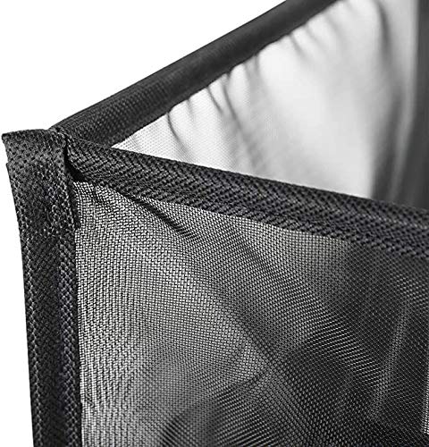 Cheaperzone Pop Up Laundry Baskets - Mesh Collapsible Laundry Hampers Storage with Handle - Foldable for Washing Storage, Great for The Kids Room, College Dorm, Travel Organizer (Black)