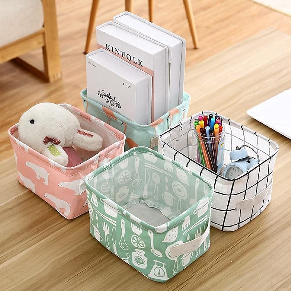 Cheaperzone New Laundry Basket Collapsible Organizer for Dirty Cloth Large Folding Hamper for Baby Boy Kids Women Men Dorm Bag with Handle (Multi Color)
