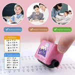 Load image into Gallery viewer, Cheaperzone Smart Number Rolling Maths Stamps for Kids, Multiplication Maths Roller Stamp, Smart Math Roller 100 Learning Toy for Preschool, Stamp Art for Kids (Pack of 1- Multicolor)(Multiplication)
