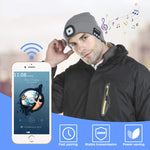 Load image into Gallery viewer, Cheaperzone Bluetooth Beanie Hat with Light, Unisex LED Cap with Headphones Built-in Stereo Speakers &amp; Mic, Tech Gift for Men Women Dad
