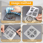 Load image into Gallery viewer, Cheaperzone Kitchen Sink Strainer - Disposable Shower Drain Cover Hair Catcher Shower Drain Mesh Stickers, Reusable and Versatile Drain Cover for Bathroom Laundry Bathtub Kitchen Sink, 10x10cm (Round)
