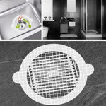 Load image into Gallery viewer, Cheaperzone Kitchen Sink Strainer - Disposable Shower Drain Cover Hair Catcher Shower Drain Mesh Stickers, Reusable and Versatile Drain Cover for Bathroom Laundry Bathtub Kitchen Sink, 10x10cm (Round)
