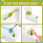 Load image into Gallery viewer, Cheaperzone Paint Brush Cleaner Rinser with Drain Water Recycling Paintbrush Scrubber for Acrylic, Watercolor, Oil and Water-Based Paint Brushes Cleaning Tool
